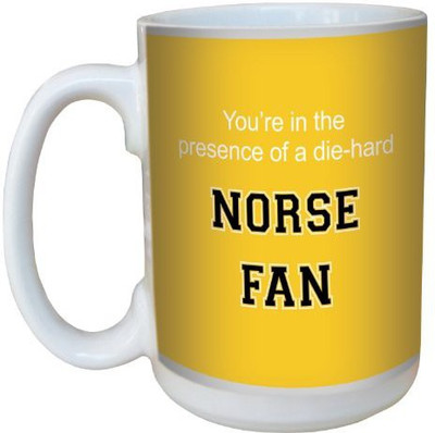 

Tree-Free Greetings Greetings lm44829 Norse College Basketball Ceramic with Full-Sized Handle, 15-Ounce Ceramic Mug(60 ml), Multicolor