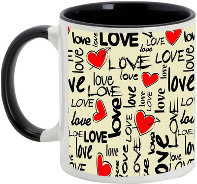 

AllUPrints Boyfriend/Girlfriend Gifts - Love Is Only Cure Ceramic Mug(325 ml), Black