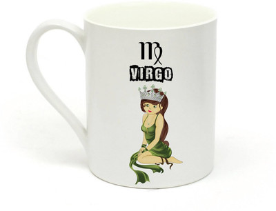 

Sowing Happiness SHMUG162 Virgo Sun Sign Ceramic Mug(350 ml), White