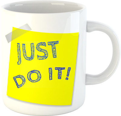 

Deeher Gifts just do it Ceramic Mug(330 ml), Multicolor