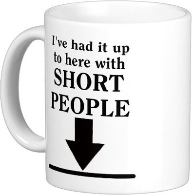 

Exoctic Silver Office Politics A002 Ceramic Mug(350 ml), Black;white