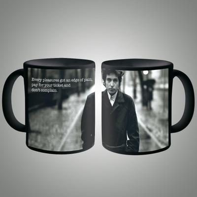

Posterboy Bob Dylan Quote - bk Ceramic Mug(350 ml), Multicolor