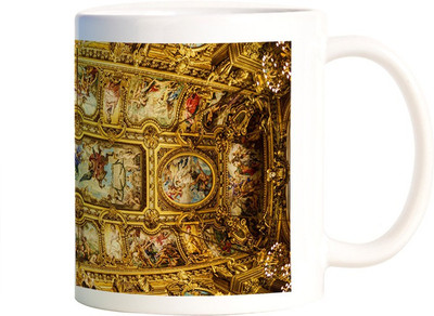 

Rangeele Inkers Beautiful Architecture Ceramic Mug(300 ml), Multicolor
