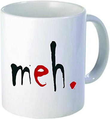 

Rikki Knight LLC Knight Meh. Holiday Style 11 oz Ceramic Coffee Cup Ceramic Mug(60 ml), Multicolor