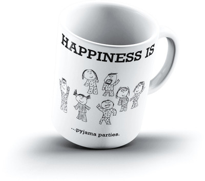 

Ucard Happiness Is2117 Bone China, Ceramic, Porcelain Mug(325 ml)
