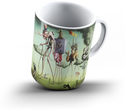 

Ucard Surreal Nature276 Bone China, Ceramic, Porcelain Mug(325 ml), Multicolor