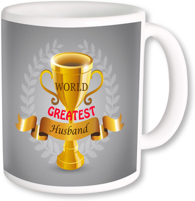 

PhotogiftsIndia world graetest husband Ceramic Mug(325 ml), Multicolor