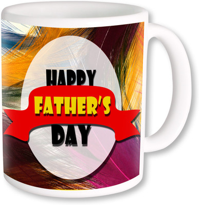 

PhotogiftsIndai Happy Father's Day 120 Ceramic Mug(325 ml), Multicolor