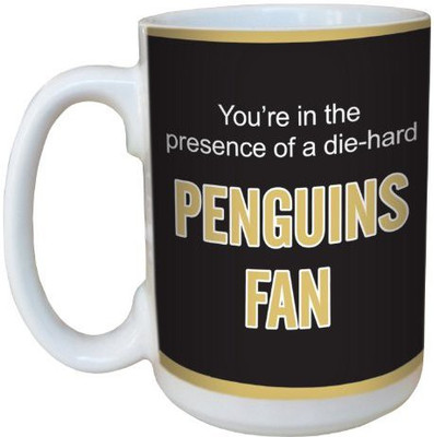 

Tree-Free Greetings Greetings lm44191 Penguins Hockey Fan Ceramic with Full-Sized Handle, 15-Ounce Ceramic Mug(60 ml), Multicolor