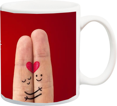 

ME&YOU Perfect Valentines Day Gift for Girlfriend,Boyfriend Ceramic Mug(325 ml), Multicolor