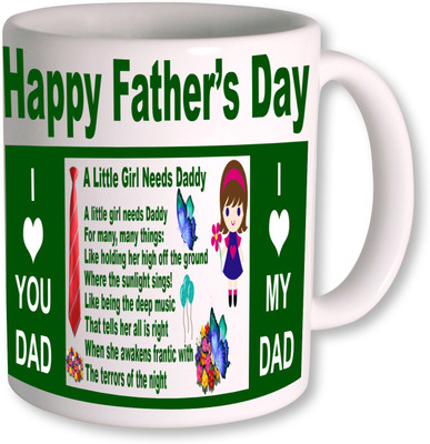 

PhotogiftsIndia Happy Fathers Day 147 Ceramic Mug(350 ml), White