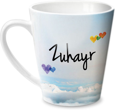 

Hot Muggs Simply Love You Zuhayr Conical Ceramic Mug(350 ml)