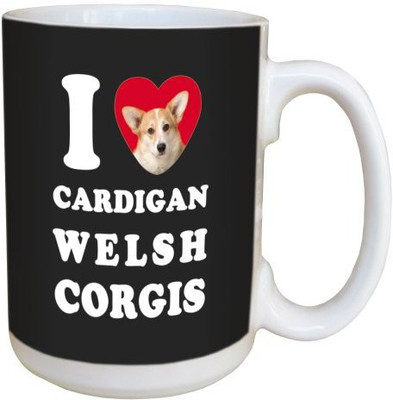 

Tree Free Free Greetings LM45028 I Heart Cardigan Welsh Corgis Ceramic with Full-Sized Handle, 15-Ounce Ceramic Mug(60 ml), Multicolor