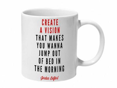 

Mooch Wale Create A Vision Ceramic Mug(325 ml), Multicolor