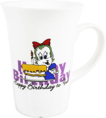 

Bohra T14 Bone China Mug(440 ml), Multicolor