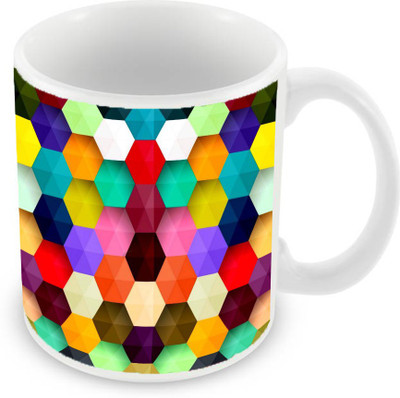 

Sleep Nature's SN-MG-122 Ceramic Mug(350 ml), Multicolor