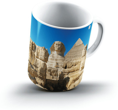 

Ucard Great Sphinx Chephren Pyramid Giza Egypt2438 Bone China, Ceramic, Porcelain Mug(325 ml), Multicolor