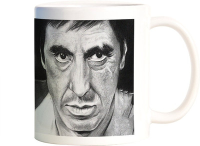 

Rangeele Inkers Godfather Money Power respect Ceramic Mug(300 ml), Multicolor