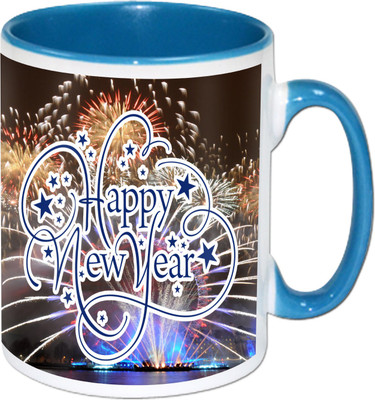 

Heyworlds new year gifts 0018 Ceramic Mug(325 ml), Multicolor