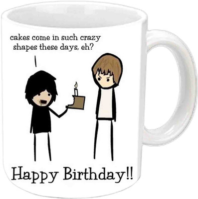 

Raj Laxmi Wish for Happy Birthday White Ceramic Ceramic Mug(3.5 ml)