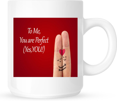 

HuppmeGift You Are Perfect White Ceramic Mug(350 ml)