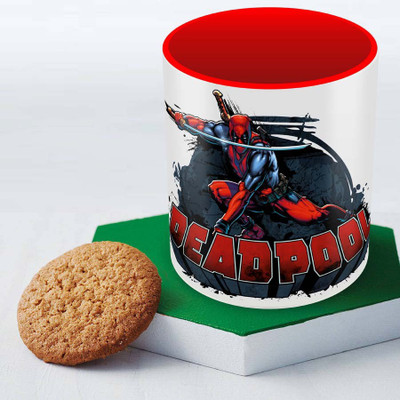 

Posterboy Deadpool (Officially Licensed) Ceramic Mug(350 ml), Multicolor
