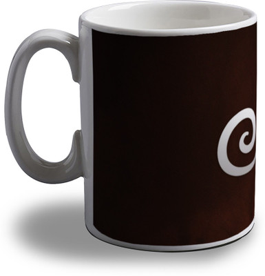 

Artifa Coffee Text Porcelain, Ceramic Mug(350 ml), Multicolor