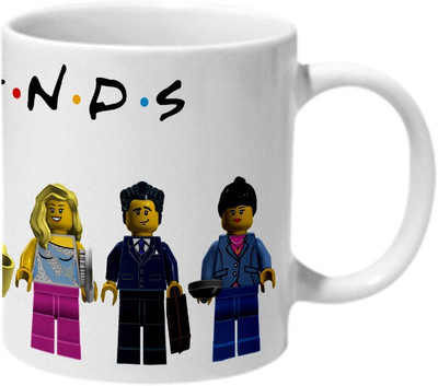 Mooch Wale Friends Minicraft Characters Ceramic Coffee Mug(325 ml)