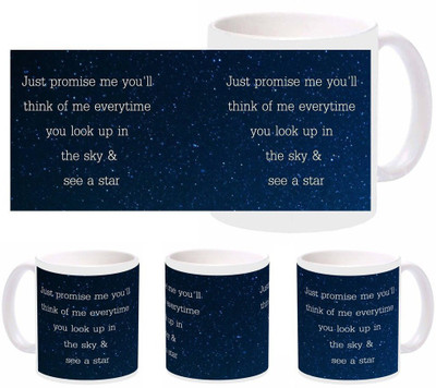

Snapgalaxy The Sky And The Stars Ceramic Mug(320 ml), Multicolor