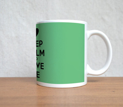 60% OFF on StyBuzz keep calm and love me green valentine Porcelain Coffee Mug(300 ml) 60% OFF on StyBuzz keep calm and love me green valentine Porcelain Coffee Mug(300 ml)
