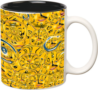 

Prithish Pschedelic Collection 5 Ceramic Mug(330 ml), Multicolor