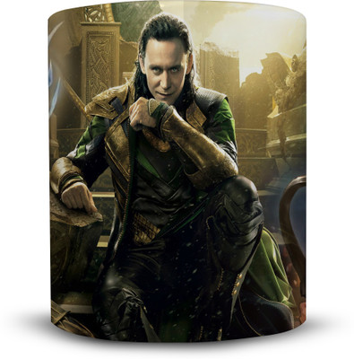 

Ackme Design super hero, Loki Ceramic Mug(325 ml), Multicolor