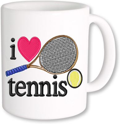

PhotogiftsIndia I Love Tennis 05 Ceramic Mug(325 ml)