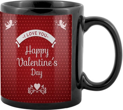 

SKY TRENDS Valentine Gifts For Special Girlfriend,Boyfriend,Wife,Husband,design 139 Ceramic Mug(325 ml), Black