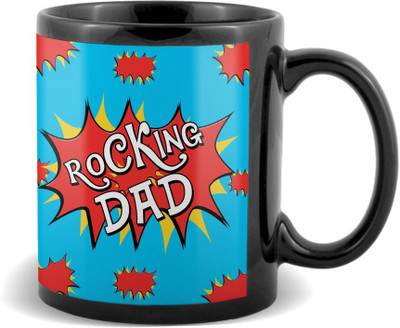 

SKY TRENDS Rocking Dad Black coffee Ceramic Mug(320 ml)