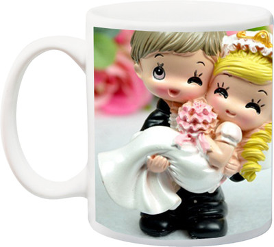 

ME&YOU Gift for Husband/Wife/Mom/Dad/Couples/Lover;Happy birthday anniversary valentines day printed Ceramic Mug(325 ml), Multicolor
