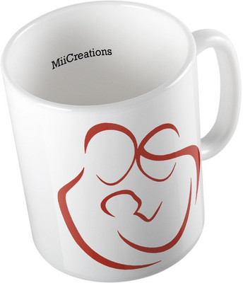 

MiiCreations MUG-W-00016 Ceramic Mug(325 ml), Multicolor