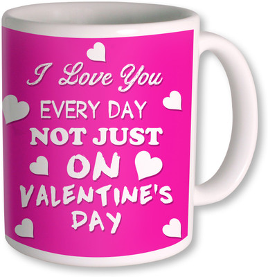 

PhotogiftsIndia I Love You Gifts For Valentine Day Coffee Ceramic Mug(350 ml), White