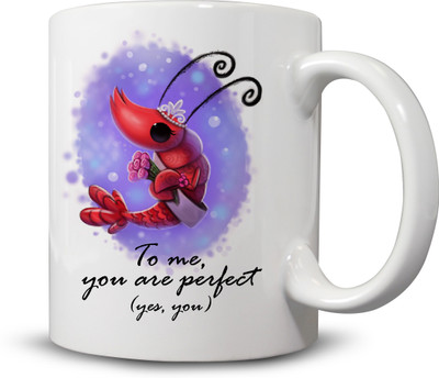 

Ackme Design You are perfect Ceramic Mug(325 ml), Multicolor