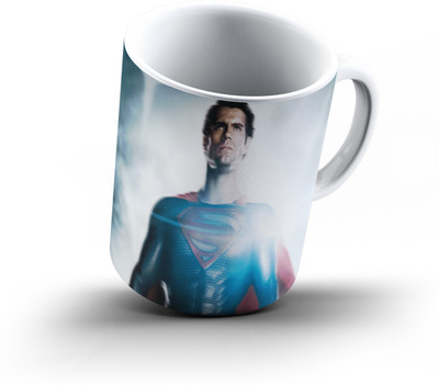

Ucard Man Of Steel980 Bone China, Ceramic, Porcelain Mug(325 ml), Multicolor