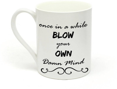 

Sowing Happiness PSMUG216 Ceramic Mug(350 ml), White
