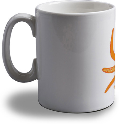 

Artifa Happy Octopus Porcelain, Ceramic Mug(350 ml), Multicolor