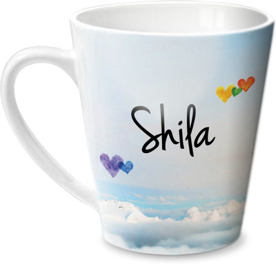 

Hot Muggs Simply Love You Shila Conical Ceramic Mug(350 ml)