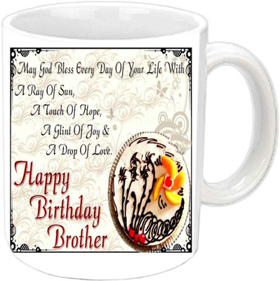 

Raj Laxmi cake berrys b'day white Ceramic Mug(350 ml)
