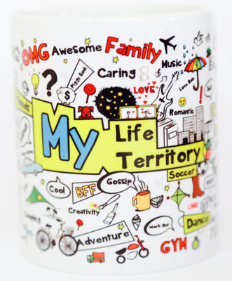 

Blitzen 11oz-MLMTW Ceramic Mug(325 ml), White