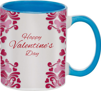 

SKY TRENDS Great Romantic Love Best Gifts For Valentine Day For Girlfriend Boyfriend Fiance Wife Husband, Anniversary,Christmas, Design 103 Ceramic Mug(325 ml), Multicolor