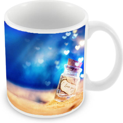 

Sleep Nature's SN-MG-784 Ceramic Mug(350 ml), Blue