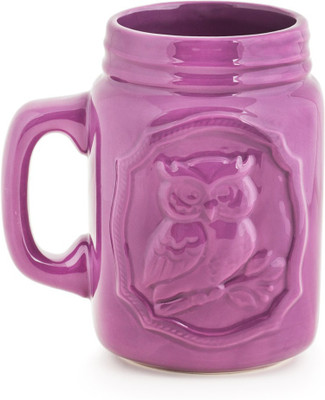 

Chumbak Rocking Rooster - Purple Ceramic Mug(600 ml)