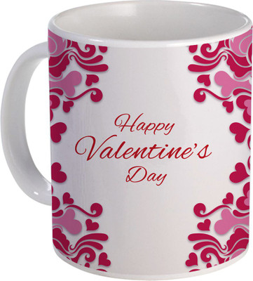 

SKY TRENDS Can't Help Falling in Love mug Best Gift for Valentine's Day, Her, Girlfriend,boy friend,husband, Wife,Birthday, Anniversary,Christmas or Any Holidays Design 105 Ceramic Mug(320 ml), Blue;white