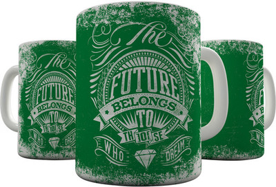 

Shaildha QU18 Ceramic Mug(350 ml), Multicolor